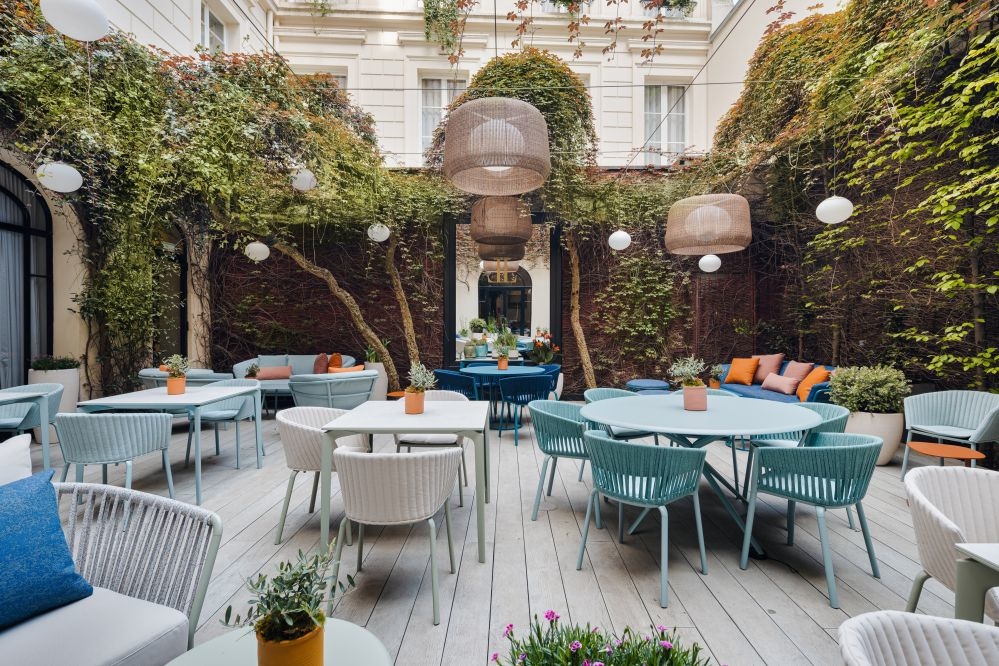 patio cuisine de partage restaurant champs elysées paris